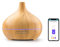 Meross Smart Ultrasonic Diffuser, WiFi Humidifier, Apple HomeKit Alexa Google Home SmartThings Supported, Diffuser for Home Bedroom, with LED Light, Voice/Remote Control, BPA-Free, Ultra Quiet