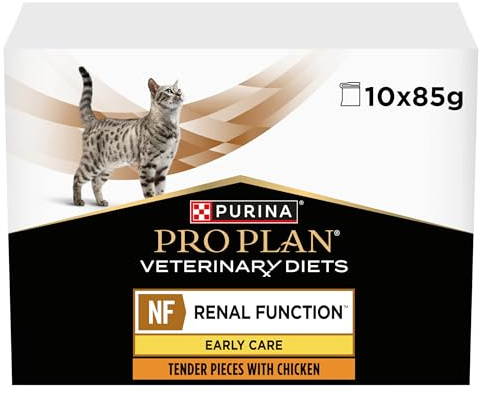 PRO PLAN VETERINARY DIETS Early Care NF Renal Wet Cat Food 10x85g (Pack of 4)