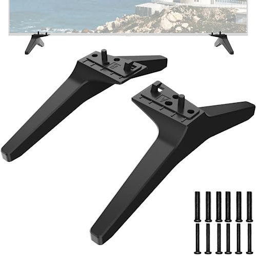 Maozhren TV Stand Replacement Legs for LG 60-65 Inch Models - Compatible With 60UJ6050 60UK6090 60UM6900 60UN7300 65UJ6300 65UK6090 65UM6900 65UM7300PUA 65UN6950 - Base With Screws