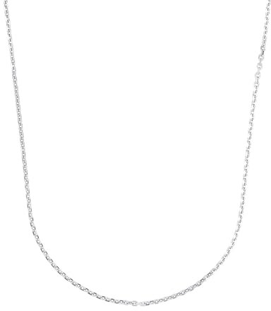 Amor Collier 925 Sterling Silber Unisex Damen Herren Halsschmuck, 40 cm, Silber, Kommt in Schmuck Geschenk Box, 2017788