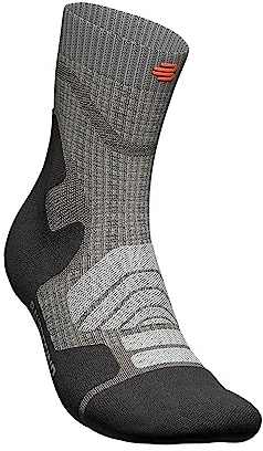 BAUERFEIND Wandersocken „Outdoor Merino Mid Cut Socks“ für Outdooraktivitäten wie Wandern (Trekking, Hiking), 1 Paar Sportsocken aus Wolle (Merino)