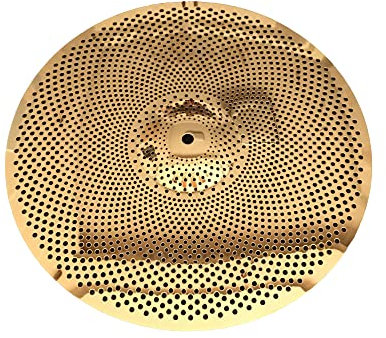 Complete Cymbal Set Lucidatura Mute Cymbal Gold Color 16'' Crash Piatto