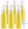 BPZXL 10 pièces 50ml Jaune flacons vides en Plastique, Flacon Vide Pompe Cosmétique Bouteilles pour Cosmétique Savon Huile Essentielle Lotion Gel
