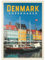 MyPuzzle Dänemark: Kopenhagen, Vintage Poster - Premium 500 Teile Puzzle - MyPuzzle Sonderkollektion von Anderson Design Group