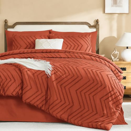 Litanika California King Schmusetuch mit Laken 7-teiliges Boho-Bettwäsche-Set