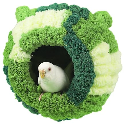 Warme Hängematte für Vögel | Warmes Winterbett für Papageien – Schlafhaus für Vögel, Artefakt zur Wärmedämmung im Winter, Nest aus warmer und dicker Baumwolle