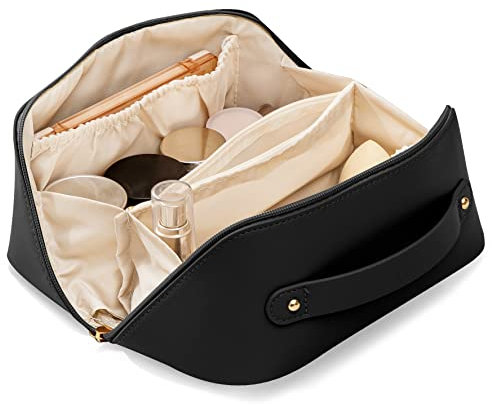 HBselect Kosmetiktasche Schminktasche Reise Make-up Bag wasserdichte Tasche mit Vier Farben zur Auswahl, tragbarer Kosmetik Organizer Reisekosmetiktasche Frau
