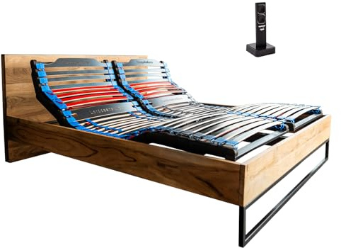 COSYWORLD COSY4MORE Lattenrost 90x200cm elektrischer Lattenrost - Nacken- Rücken-, Bein- & Fuß-Zone verstellbar - für jedes 90x200 cm Bett & 180x200 cm Doppelbett - 7 Zonen, für jede Matratze geeignet