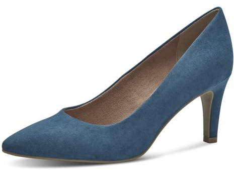 s.Oliver Damen Pumps Spitz mit Stilettoabsatz, Blau (Blue), 41 EU