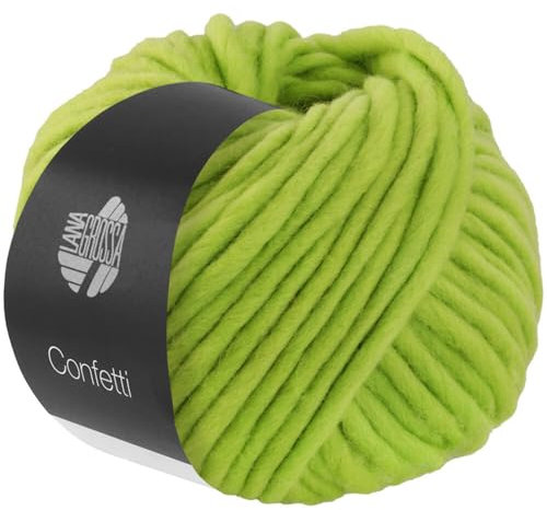 LANA GROSSA Confetti | Fingerdickes Merino-Dochtgarn mit Sprenkeldruck | Handstrickgarn aus 100% Schurwolle (Merino) | 100g Wolle zum Stricken & Häkeln | 50m Garn FB 107