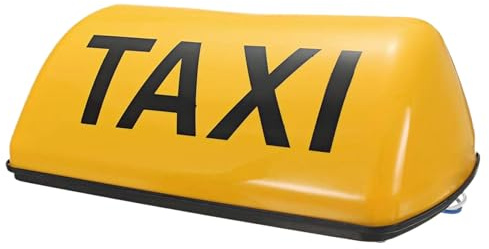 BEAHING Segni di Taxi per Auto, Segnale di Taxi Lampada da Taxi da Autoadesivo con Metro