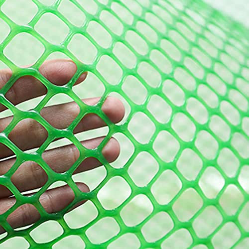 GIAKOO Plastic Fencing Wire for Making Moss Poles/Balloons Wall, Hexagonal Railing Mesh - Dogs Cats Proofing, Green Multipurpose Net