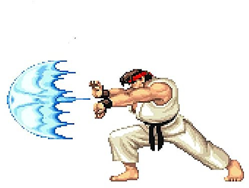 13 cm x 42 cm für Arcade Fighter Ryu Big Car Aufkleber und Aufkleber Vinyl JDM Wasserdicht