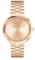 Calvin Klein Orologio Con Movimento Al Quarzo A Due Lancette da Donna Collezione TWISTED BEZEL con Cinturino in Acciaio Inossidabile di Color Oro Rosa - 25100095, Full Carnation Gold