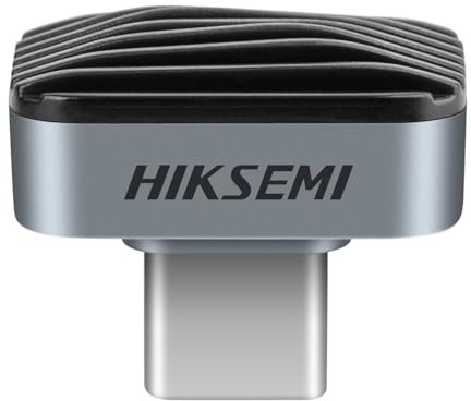 HIKSEMI SSD Esterno 512GB, Unità Flash a Stato Solido USB 3.2 Velocità Fino a 450 MB/s, Mini Type-C Chiavetta USB per iPhone 15/16, Laptop, MacBook, Android, TV, Audio per auto
