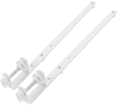 Holibanna 2 Stück Perfboard Halterungen Stab Staubsauger Wandhalterung Verstellbarer Schreibtischständer Kleiderstangenhalter Robuste Kleiderstangenhalterung Wandhalterung Klapptisch