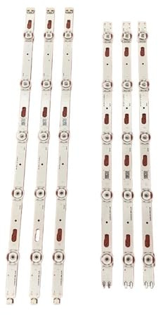 LED Strip Lights for Samsung TVs UE43TU8000K UN43TU6900 UE43TU8002 (10 Kits for 10 TVs) - Enhance Home Theater Lighting Easy Installation RGB Colors TV Backlight