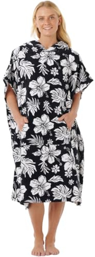 Rip Curl 2025 Frauen Gemischtes Kapuzenhandtuch 00VWTO - Black/Weiß