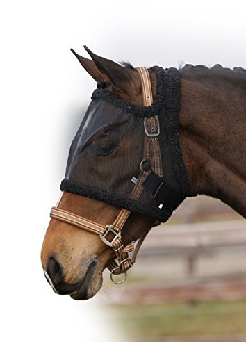 ARBO-INOX Fliegenmaske Fliegenschutz ohne Ohren QHP Größe Full Warmblut
