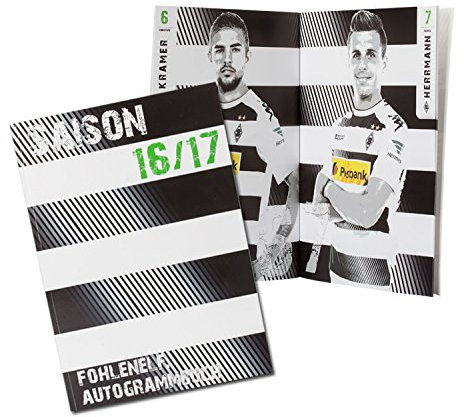 Borussia Mönchengladbach BMG Autogrammbuch gratis Sticker Mönchengladbach Forever, Autogrammsammler + gratis Aufkleber - Autogramm/Autogrammkarten/Karten