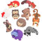 VLOOK Kühlschrankmagnete für Kinder, Cartoon-Zoo-Tier, magnetisches Spielzeug für Kleinkinder, Kühlschrankmagnete für Whiteboard, Baby-Magnete