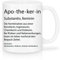 Shirtinator Beruf Definition Apothekerin Geschenk Tasse mit Spruch, Arbeit Kollegen Gag Job witzig Teetasse