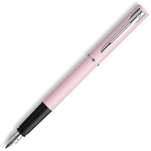 Waterman Allure Füller | Pastell-Macaron Pink | Füllfederhalter mit feiner Feder | Blaue Tinte | Geschenkbox