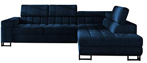 Mirjan24 Ecksofa Laris, Polsterecke mit Schlaffunktion und Bettkasten, Eckcouch, Polstersofa, Couch, L-Form Sofa, Polstergarnitur, Wohnlandschaft, Bettsofa (Fresh 11, Seite: Rechts)
