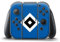 DeinDesign Skin kompatibel mit Nintendo Switch Controller Folie Sticker HSV Logo Hamburger SV