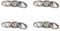 MroMax M16 x 20 mm x 0,8 mm Rondelle plate pour boulons à vis en acier inoxydable 304 Argent métallique 50 pièces