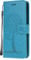 Motorola Moto E7 Case Leather Wallet Flip Folio Magnetic Clasp Stand View Bookstyle Case for Motorola Moto E7 Phone Case Cover Shockproof Cute Owl & Tree Pattern, Blue