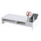 Dioche Desktop-Monitor-Bildschirmerhöhung, Computer-Organizer, Computer-Ständer zur Erhöhung des visuellen Niveaus, Nacken-/Wirbelsäulenschutz, 48,1 x 20 x 10 cm