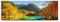 Leinwandbild auf Echtholzrahmen China bunter See 120x40cm