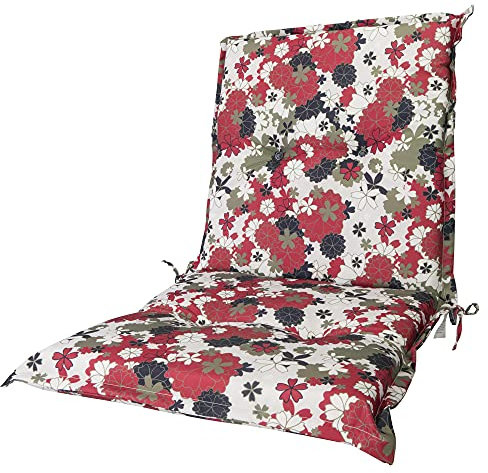 diMio Auflagen für Gartenstuhl Terrassenstuhl in 8 verschiedenen Designs in den Maßen ca. 100x48x6cm (Nippon, 1 Stück)