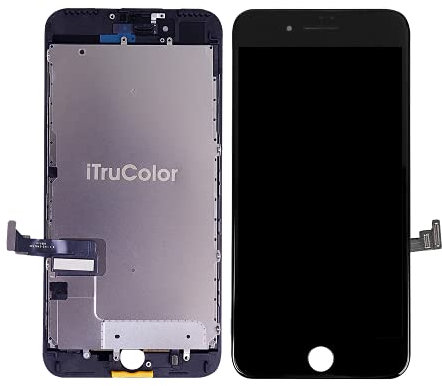 Kompatibel mit iPhone 7 Plus – Schwarz – ITruColor LCD Bildschirm High-End Serie