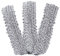 FINGERINSPIRE 13,7m 15mm Metallic Braid Spitzenbesatz Silber Centipede Spitzenband verziert Gimpenbesatz für Hochzeit Braut, Kostüm oder Schmuck, Kunsthandwerk und Nähen