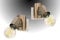 Trango 2er Pack 11-260 LED Steckerleuchte inkl. je 1x 8 Watt 3000K warmweiß E27 LED Leuchtmittel in Edelstahl-Optikt *ANNA* Leselampe, Küchenlampe, Nachtlicht, Wandlampe, Küchenlampe, Steckerlampe