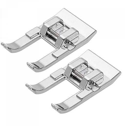 sourcing map Open Toe Foot Sewing Machine Foot Galvanized Iron Presser Foot 34.5x20mm