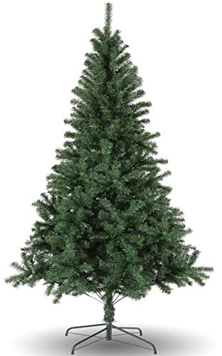 Künstliche Weihnachtsbäume mit 800 Zweigspitzen,2.1m Faltbarer Ständer, Metallscharniere und einfach zu montieren, grüner Weihnachtsbaum für Zuhause, Büro, Geschäft, Party-Dekoration