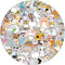 Paquete de 100 calcomanías de gato con dibujos animados, impermeables, de vinilo, Kawaii, para laptop, botella de agua, vaso, bicicleta, equipaje, monopatín, niños y adolescentes
