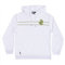 SANTA CRUZ Herren-Kapuzenpullover aus Netzstoff, mittelschwer, Größe S, Weiß, Weiss/opulenter Garten, Small
