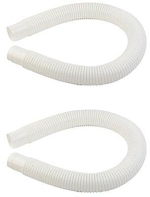 URPIZY 2X Pool-Skimmerschlauch Schwimmbadschlauch Ersatzschlauch für Intex 10531,1.57 In x 30 In Skimmer-Ersatzschlauch Weißer Schwimmbadpumpe Ersatzschlauch Pool Skimmer Zubehör