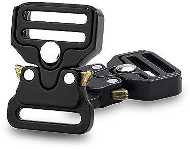 Taktische Metallschnalle, Duty-Gürtelclip, seitliche Schnellverschluss-Schnalle für Hundehalsband, Geschirr
