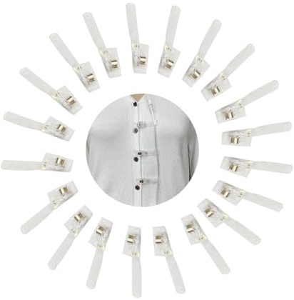 Sexyppl 20PCS Oxygen Tube Clips, Transparent Color