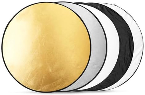 CENPEK 22 Light Reflector Photography Diffuser Collapsible Portable for Studio Outdoor Lighting