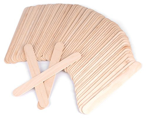 Wax Stick Spatula, 100Pcs/Bag Waxing Stick Spatula Applicator Disposable Wooden Spatula Medical Tongue Depressor, Tongue Depressor, Wax Applicator