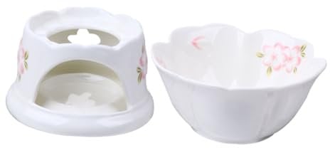 WATIIFUFU Ceramic Fondue Pot Chocolate Fountains Tempering Machine Easy-Clean Home Supplies
