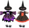 Girl Doll Halloween Kostüme, 2 Set -Puppenkleidung und Accessoires gehören Hut, Kleider und Schuhe Pretty Doll Kleidung für 18 Zoll Puppen Halloween Kostüme Geschenke für kleine Mädchen (keine Puppe