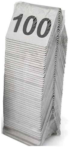 Stainless Steel Tent Style Table Numbers, For Restaurants, Stackable Wedding Tabletop Number Plates - Ideal For Parties And Events