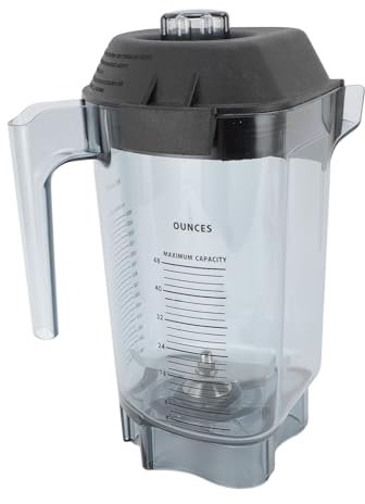 Fabater Pichet Mélangeur pour Touch and Go/pour Blending Station Advance/pour The Quiet One Blender, Récipient de Mélangeur en Pot de 48 Oz avec Lames en Acier Inoxydable, Accessoires de
